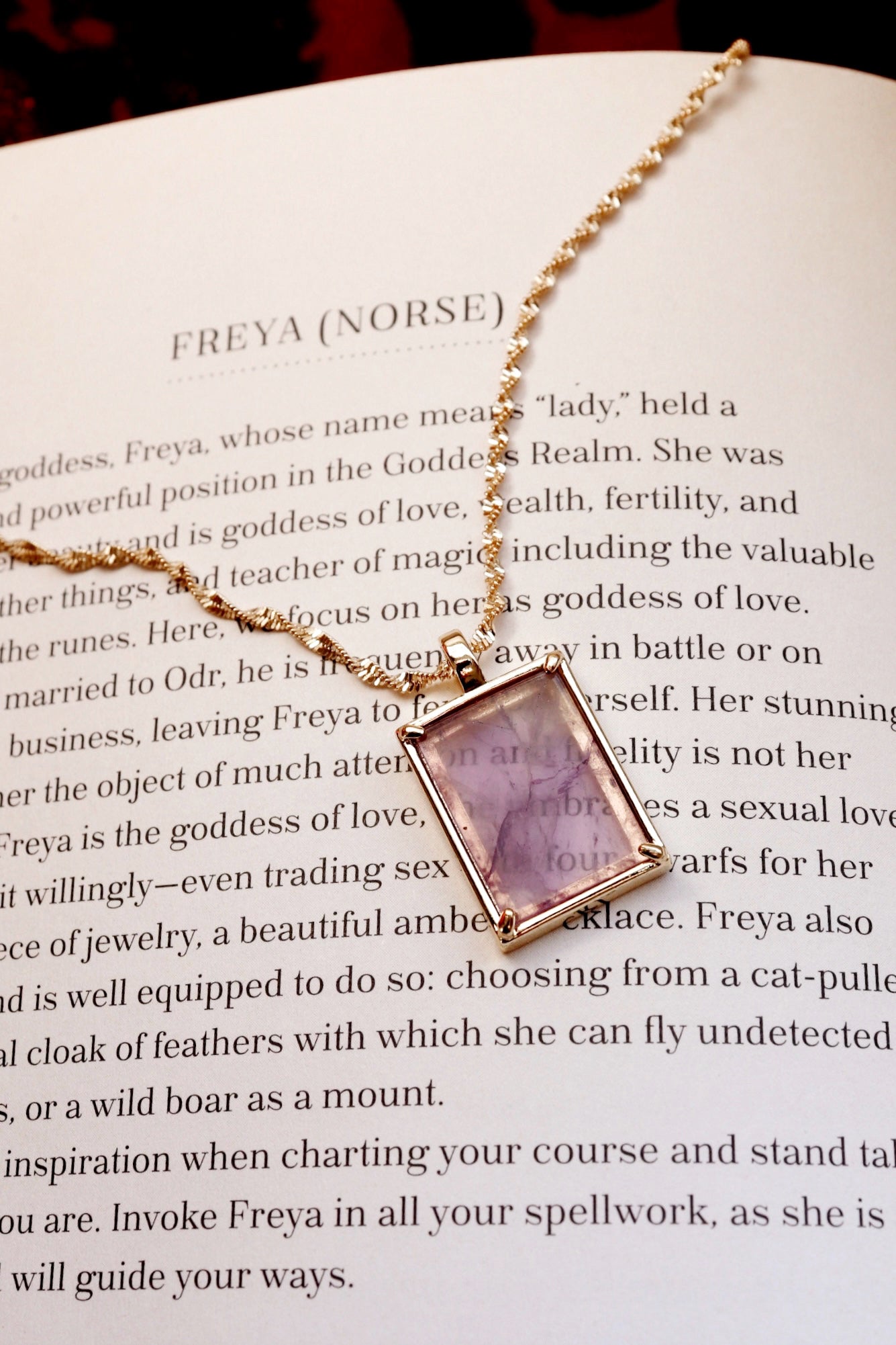 Freya | Amethyst necklace