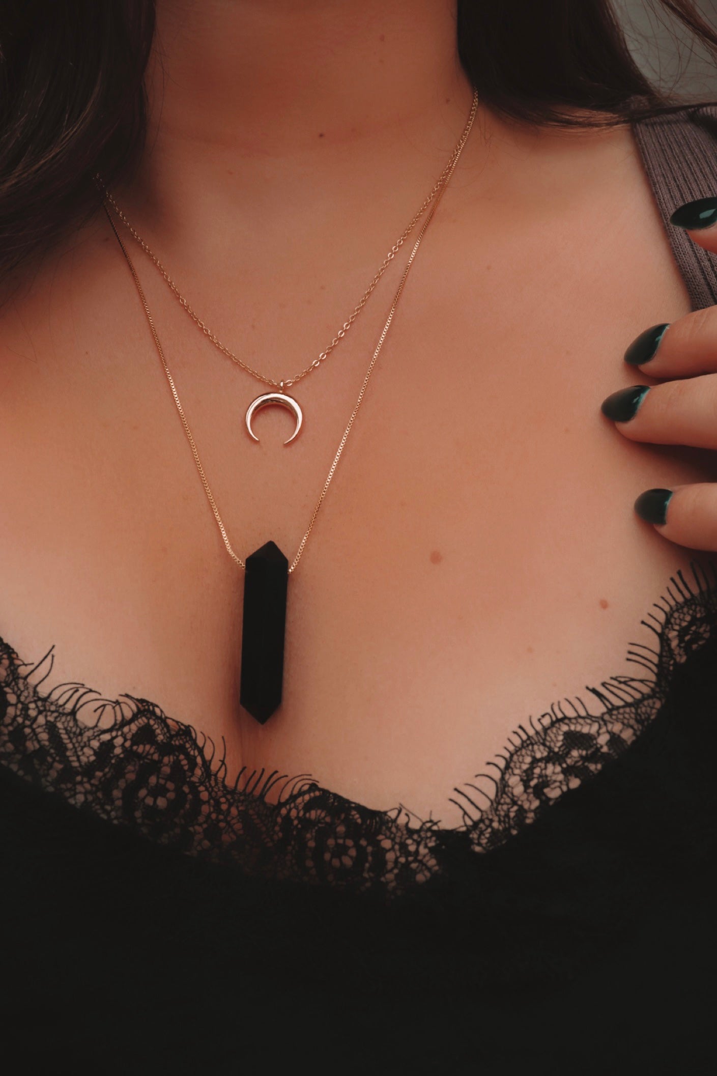 Dark moon | obsidian gift set – Terra Luna Sol