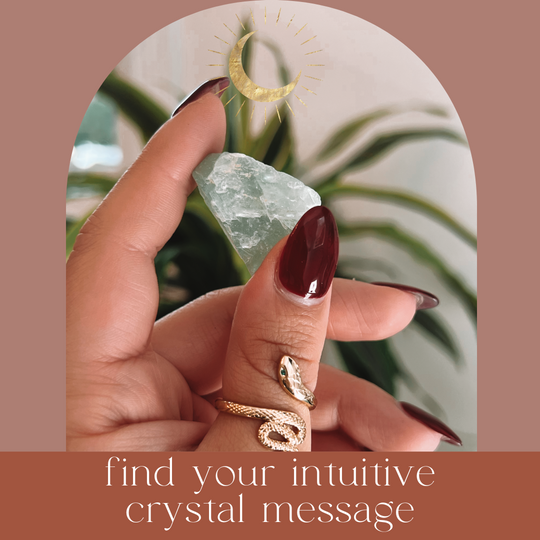 Find your crystal message ✨