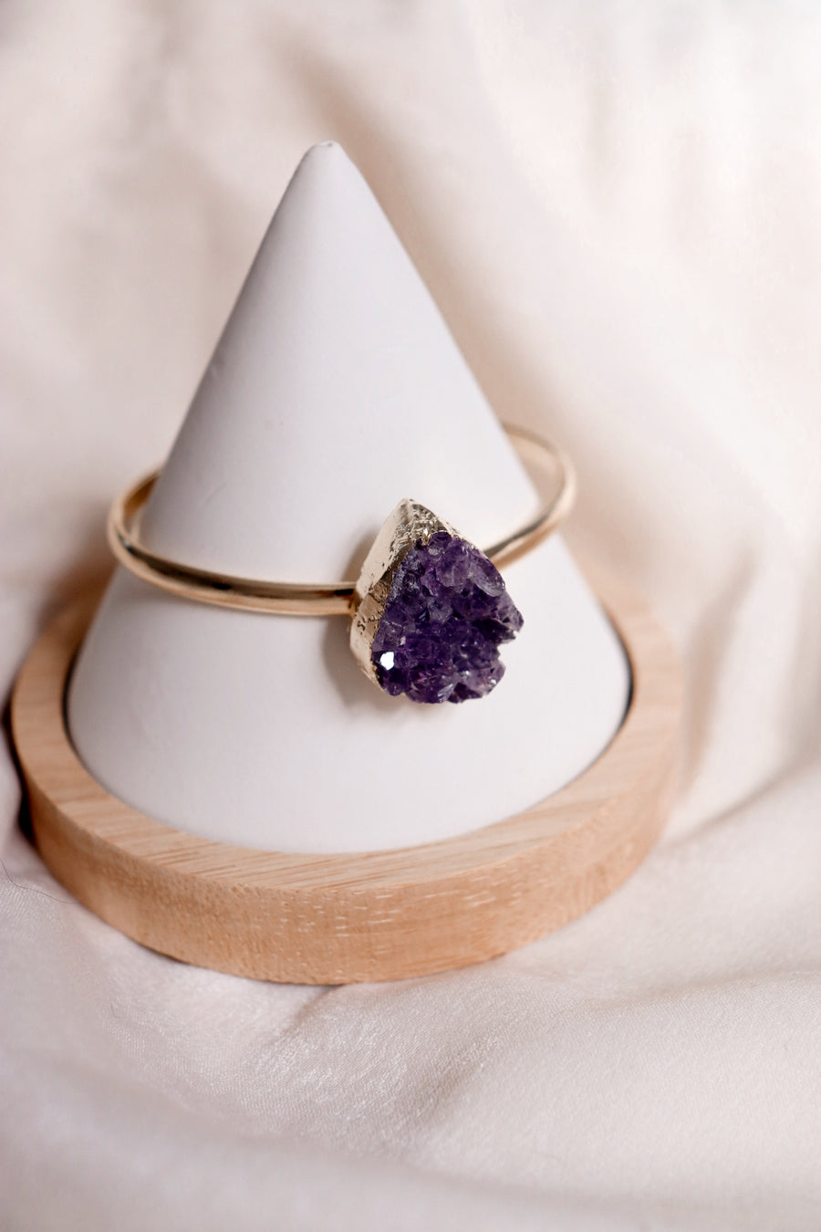 The High Priestess | amethyst geode bracelet