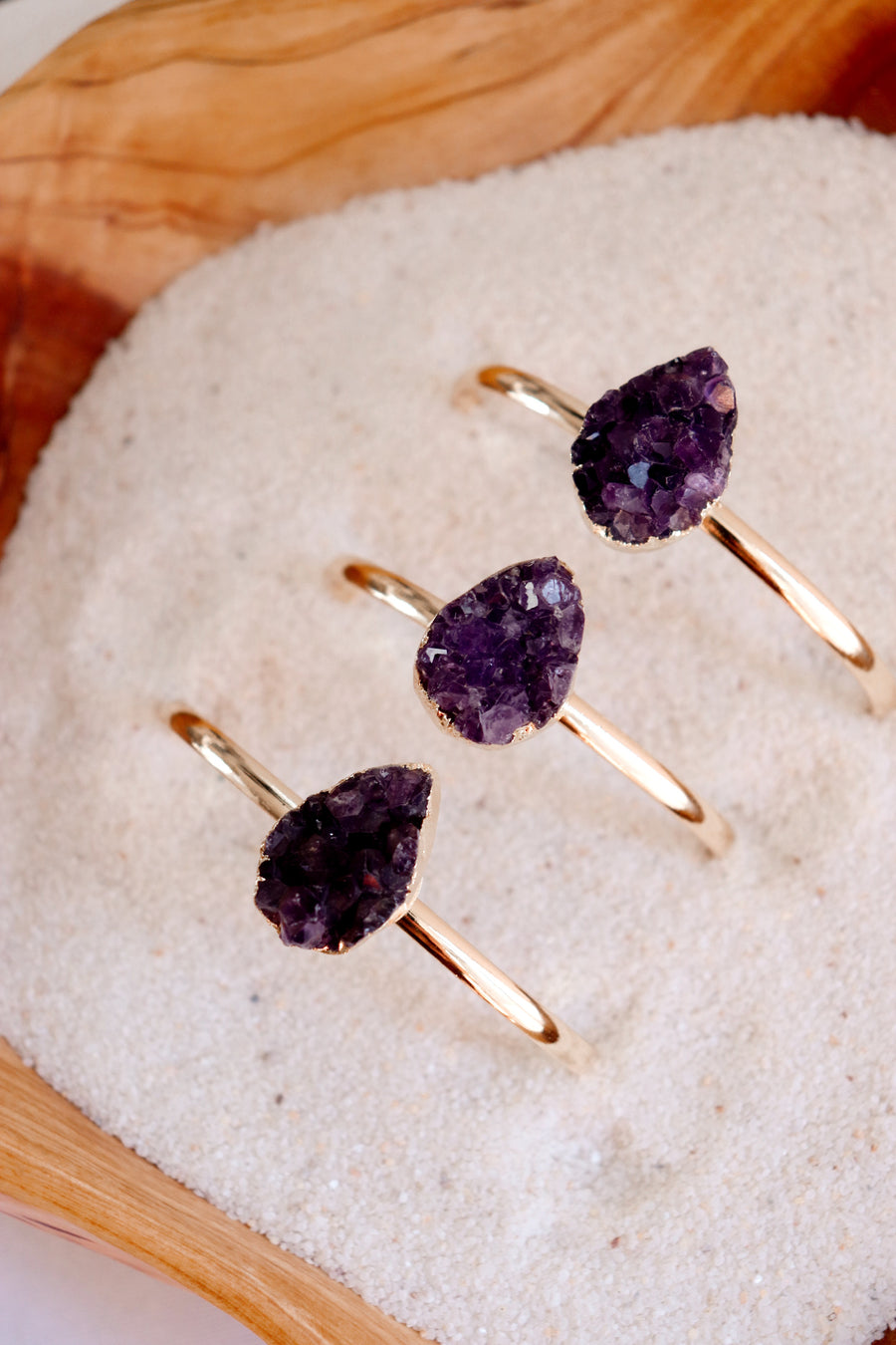 The High Priestess | Amethyst geode pendant necklace and bracelet gift set ($126 value!)