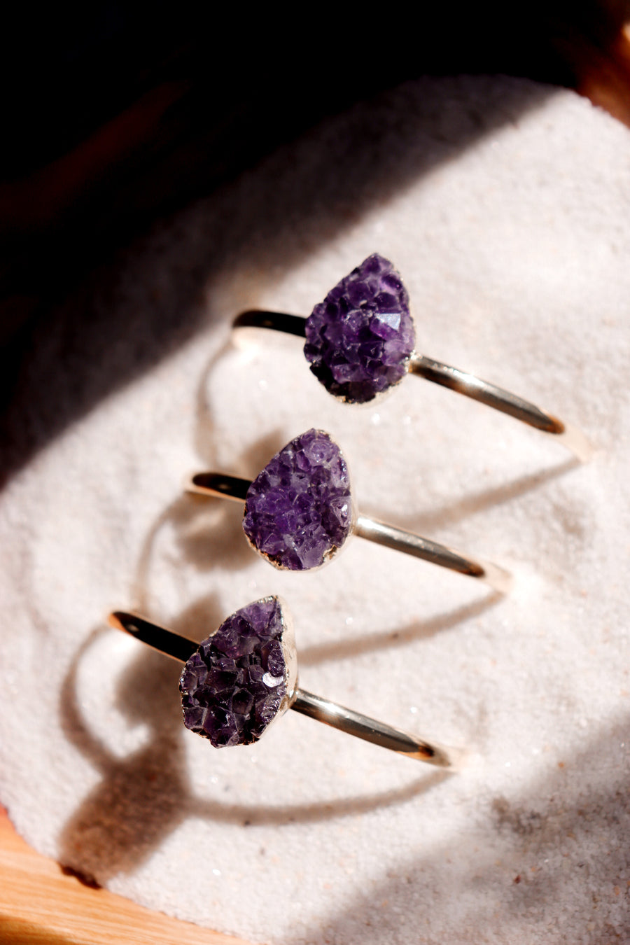 The High Priestess | amethyst geode bracelet