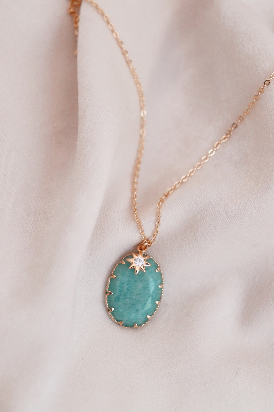 Awakened Spirit | Amazonite Sun Necklace