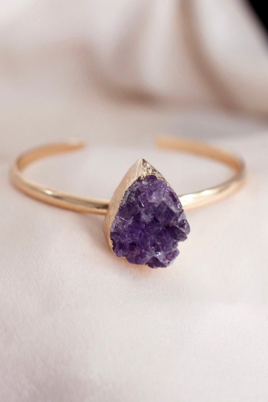 The High Priestess | amethyst geode bracelet