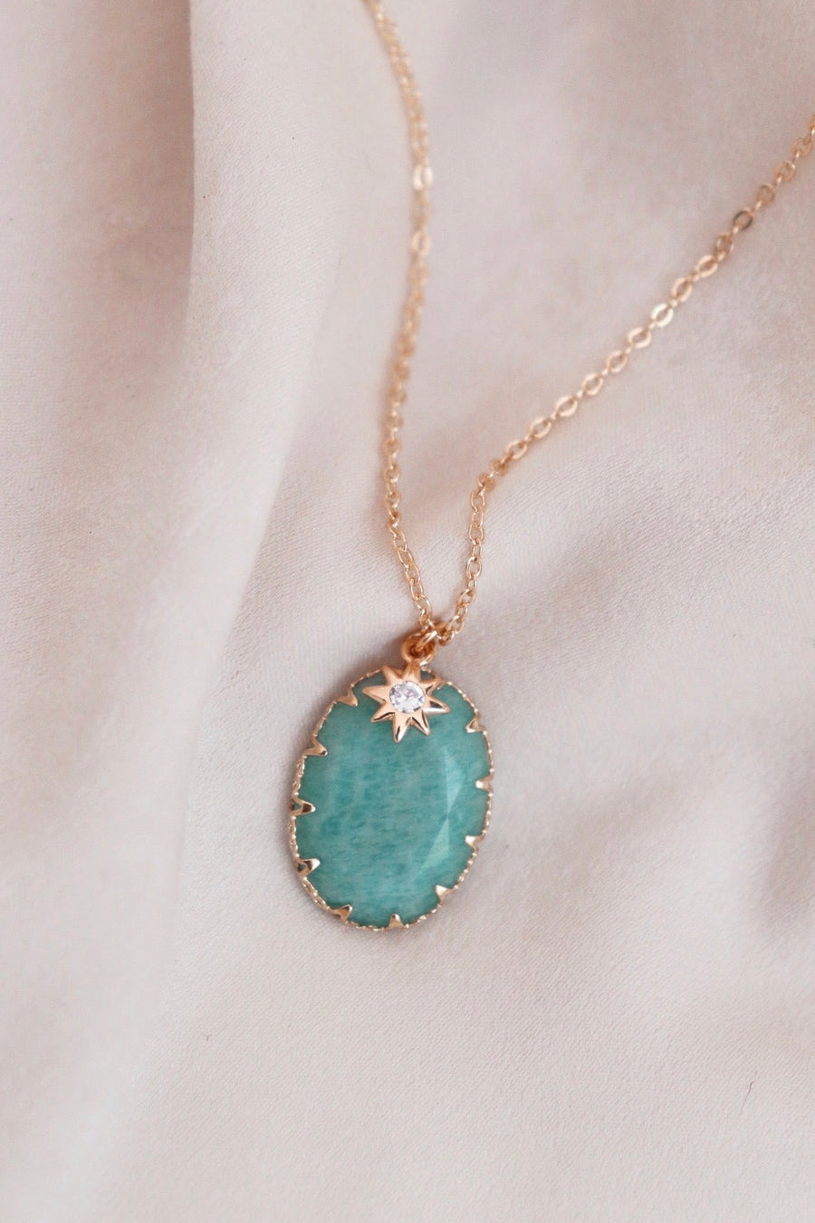 Awakened Spirit | Amazonite Sun Necklace