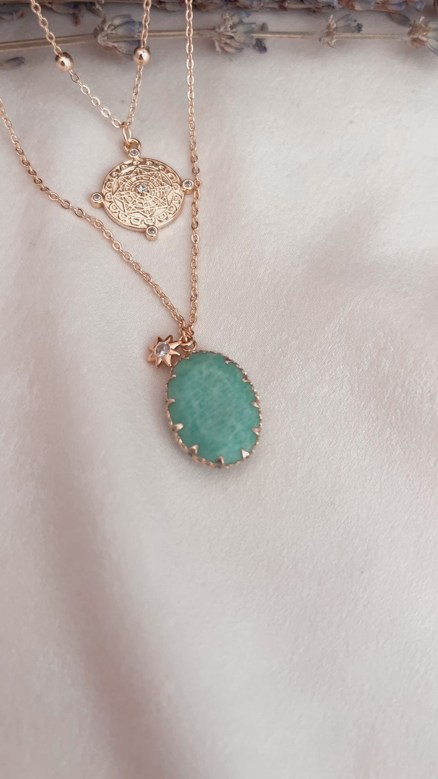 Awakened Spirit | Amazonite Sun Necklace