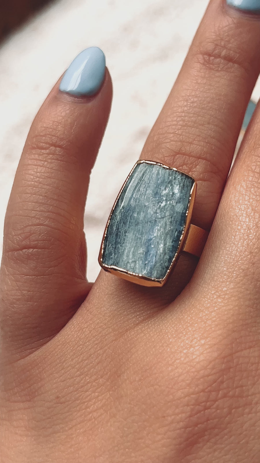 Marina | Blue Kyanite Ring