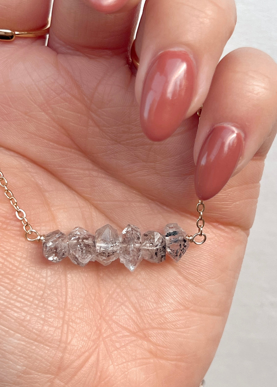 Alignment | Herkimer diamond necklace