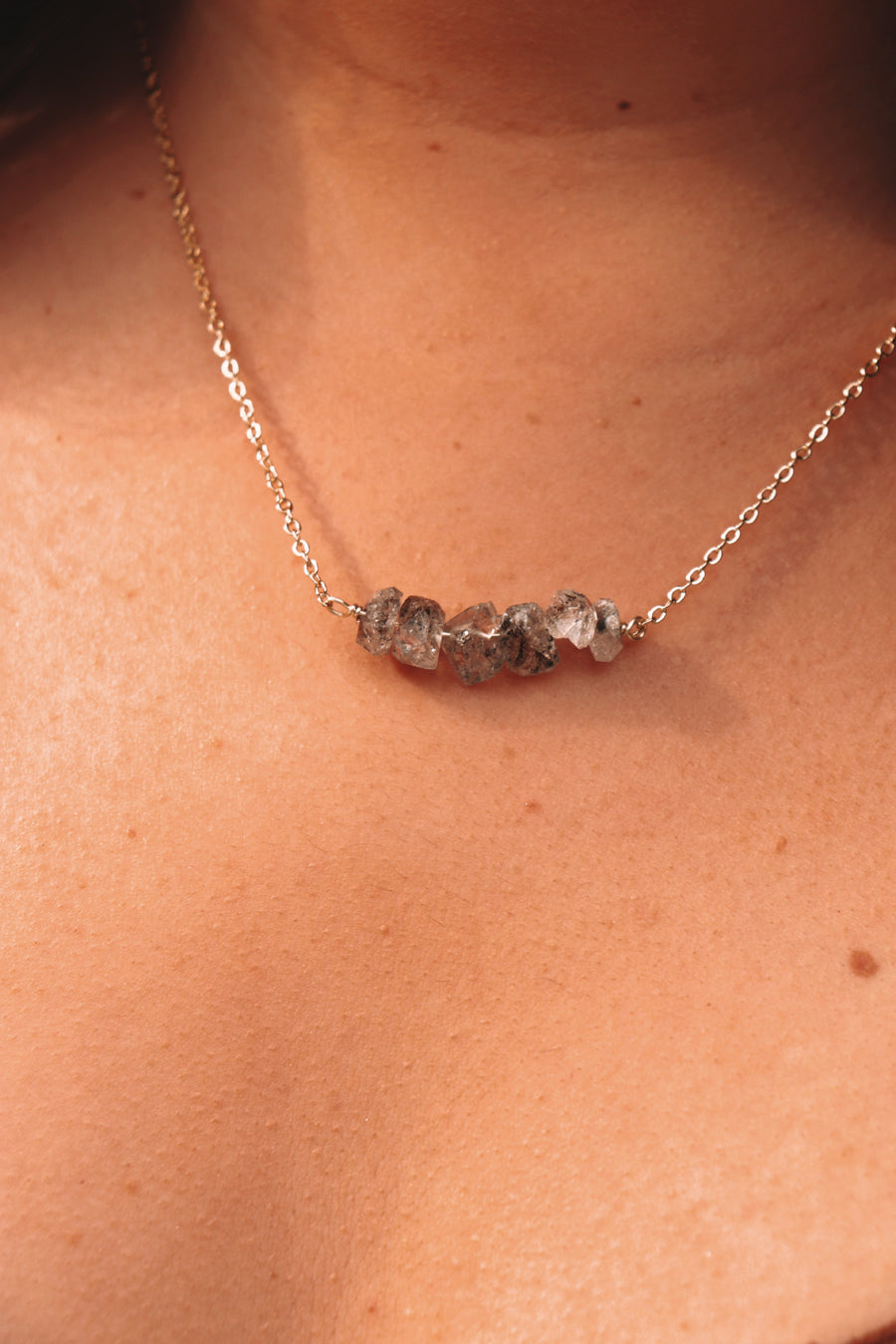 Alignment | Herkimer diamond necklace