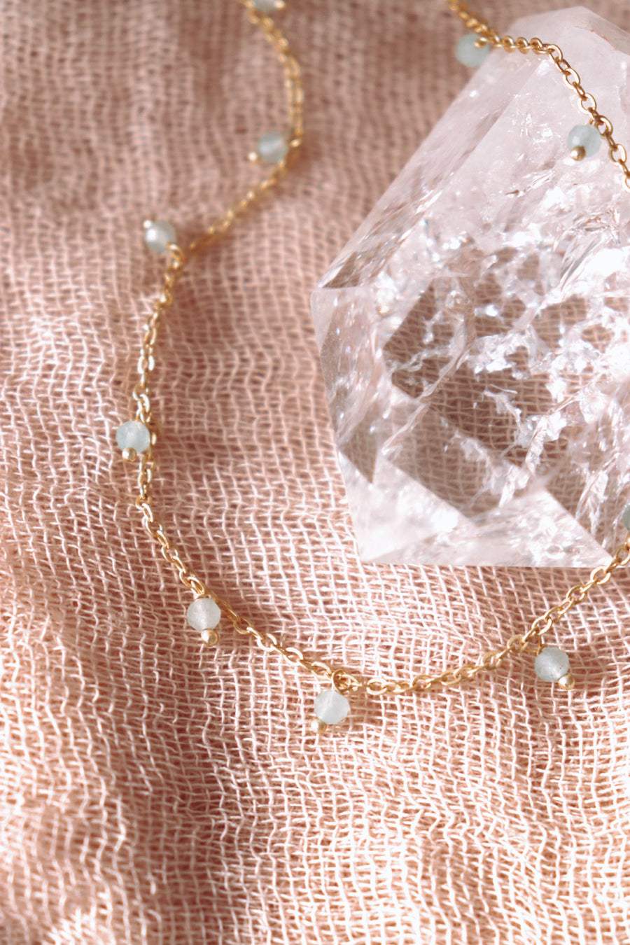 Calypso | dainty crystal layering chain