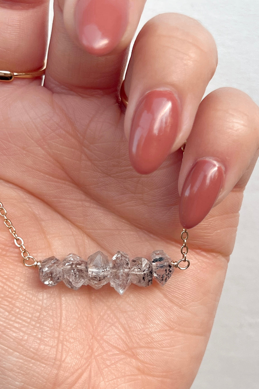 Alignment | Herkimer diamond necklace