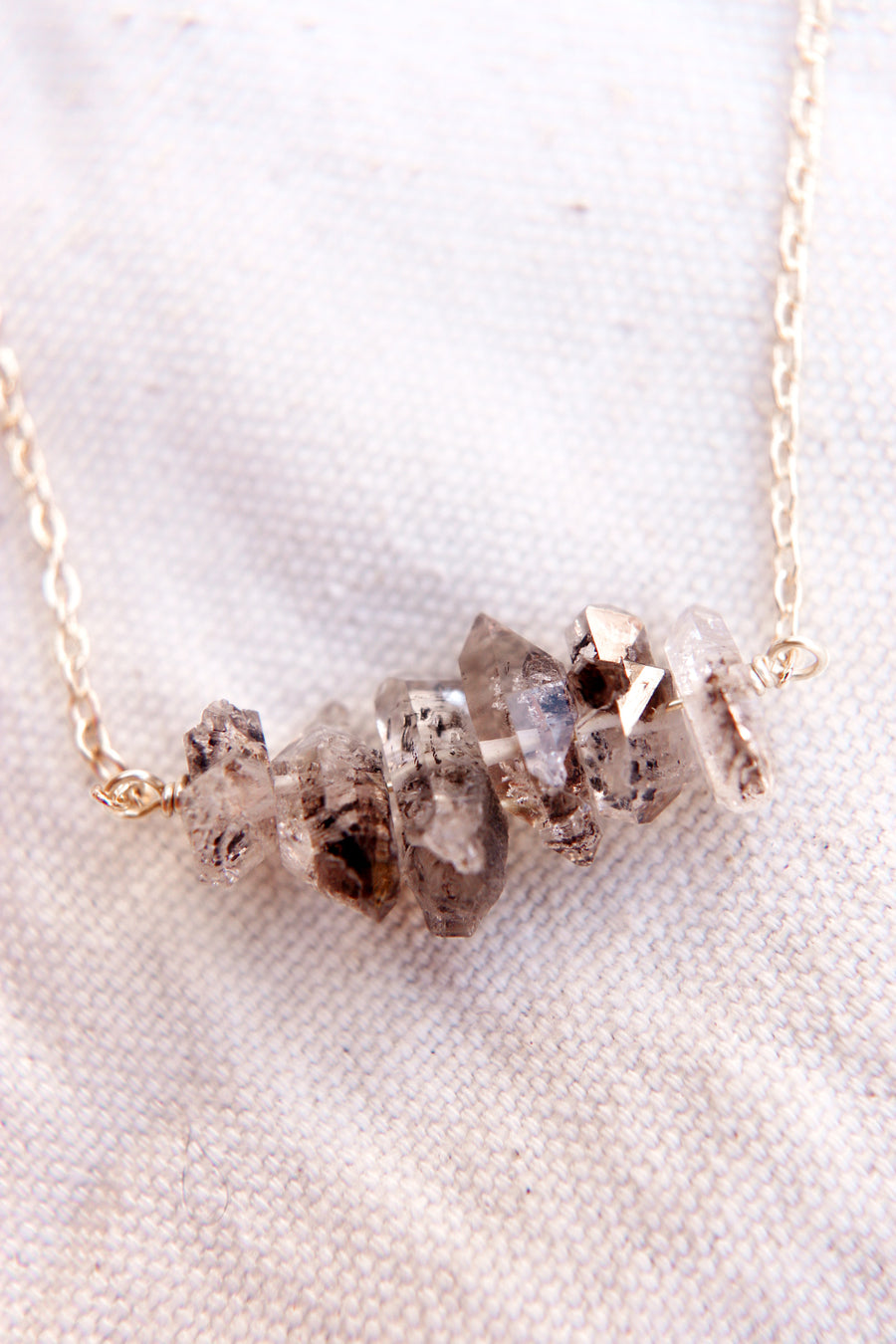 Alignment | Herkimer diamond necklace